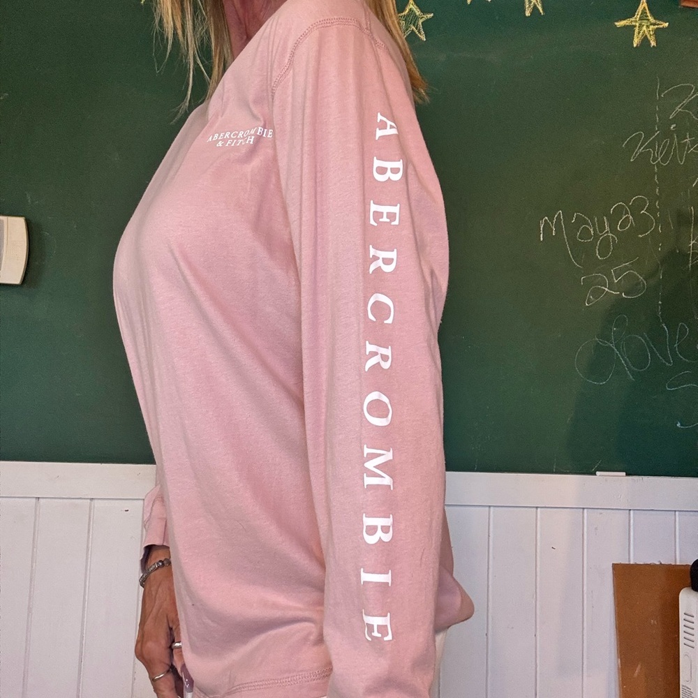 Abercrombie Pink Long Sleeve Shirt